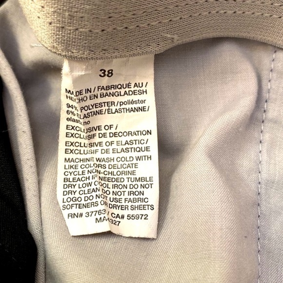 Men’s Black Callaway Polyester Golf Shorts Size 38 - Picture 5 of 5